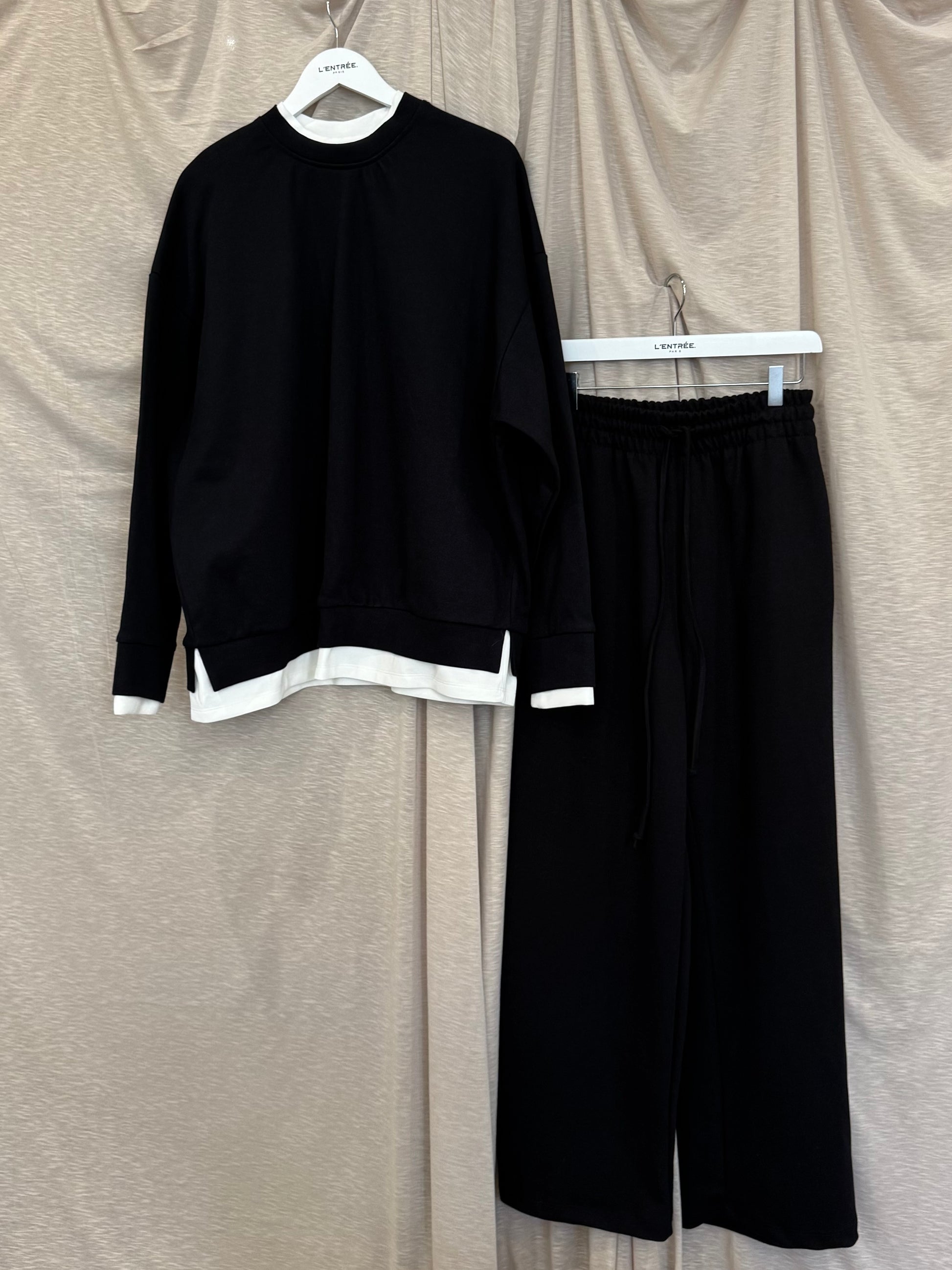 Pantalon jogger ballon noir