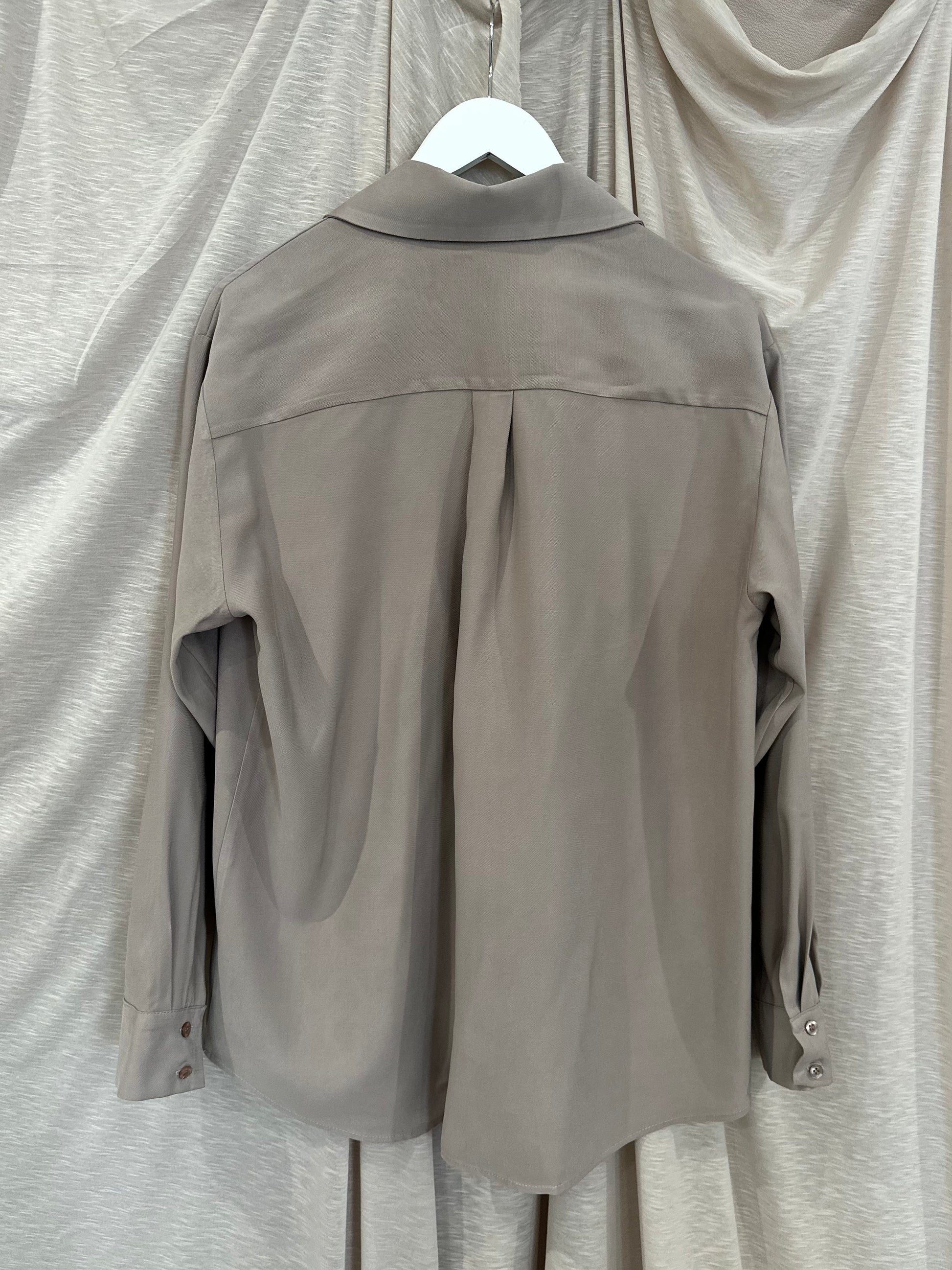 Chemise décontractée sable