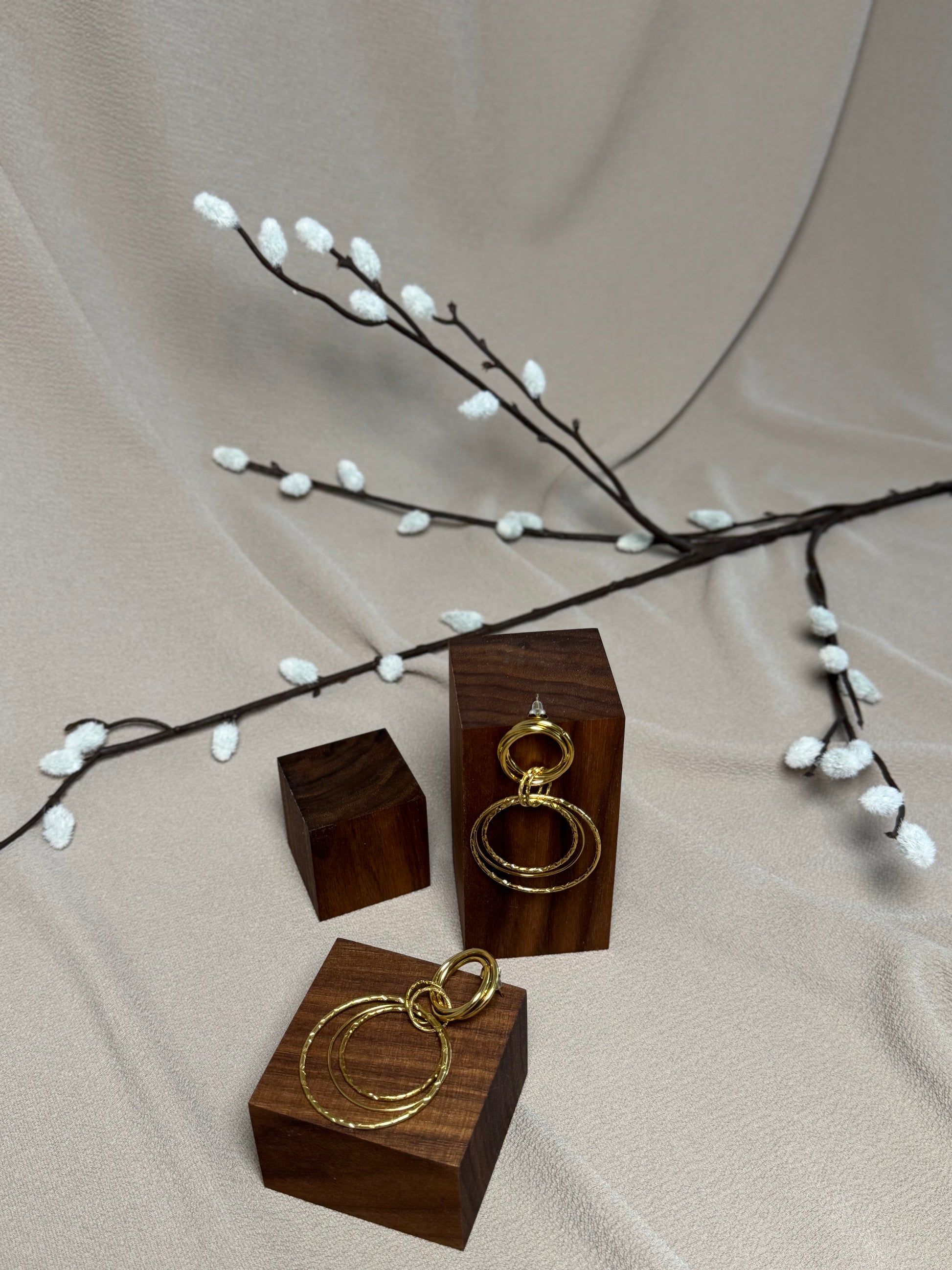 Boucles d’oreilles juste des cercles