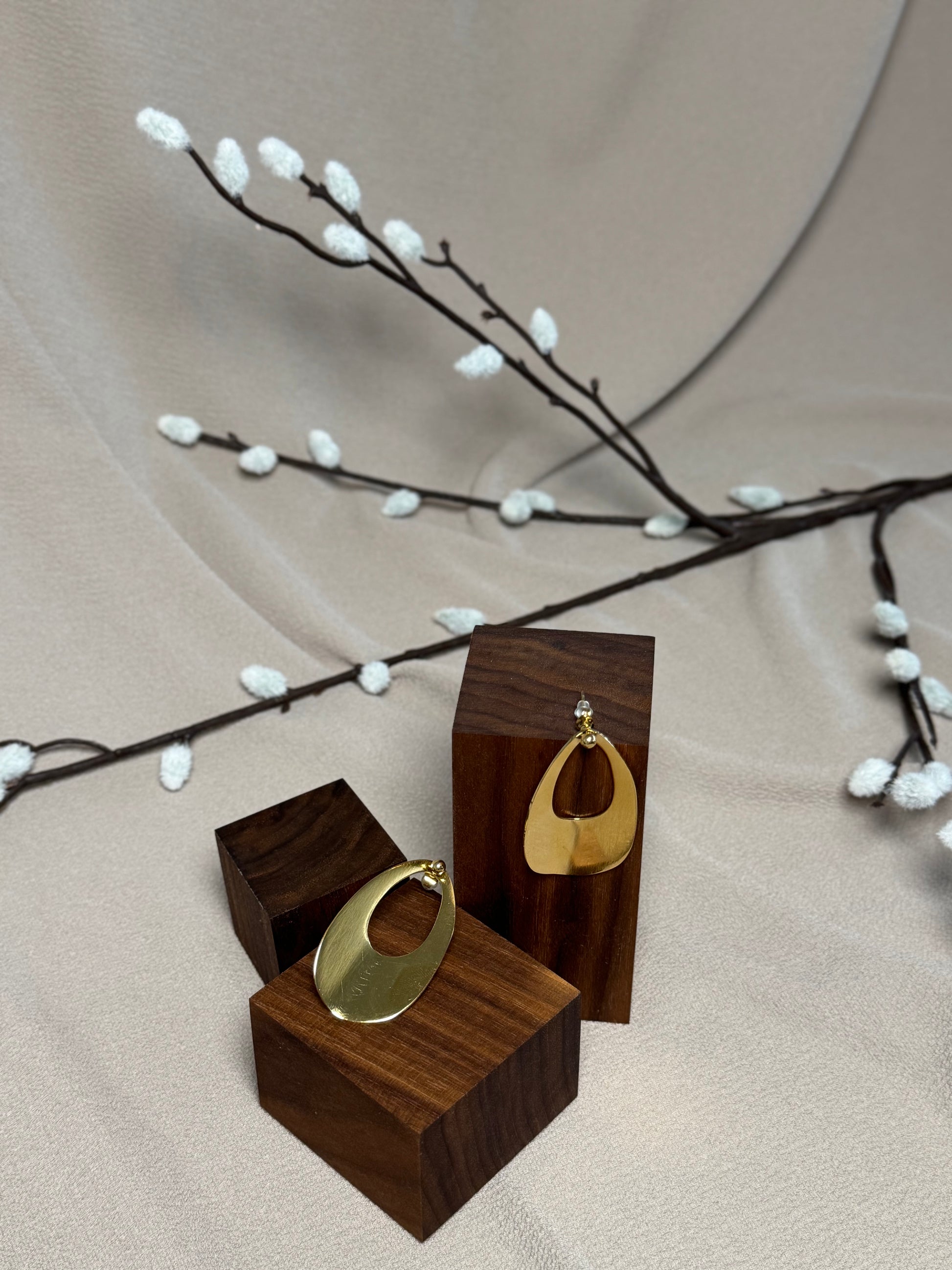 Boucles d’oreilles une goutte d’eau