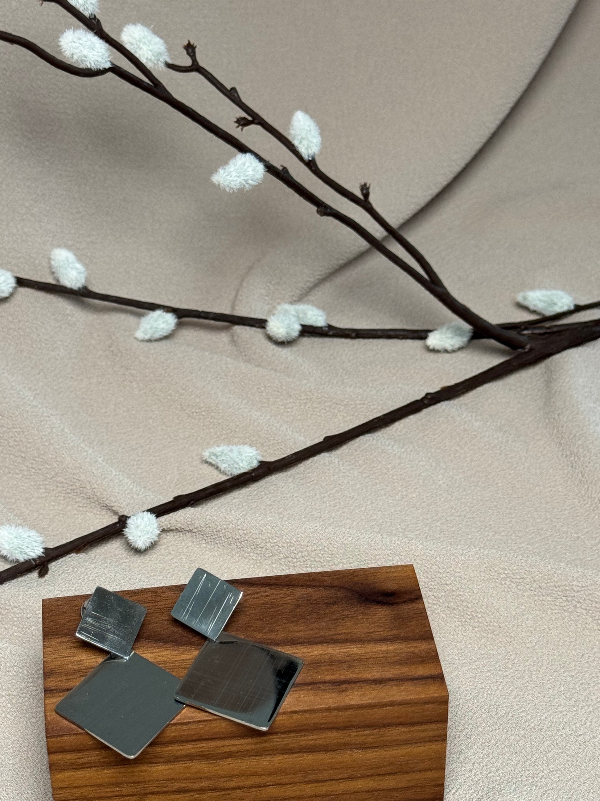 Boucles d’oreilles pavées