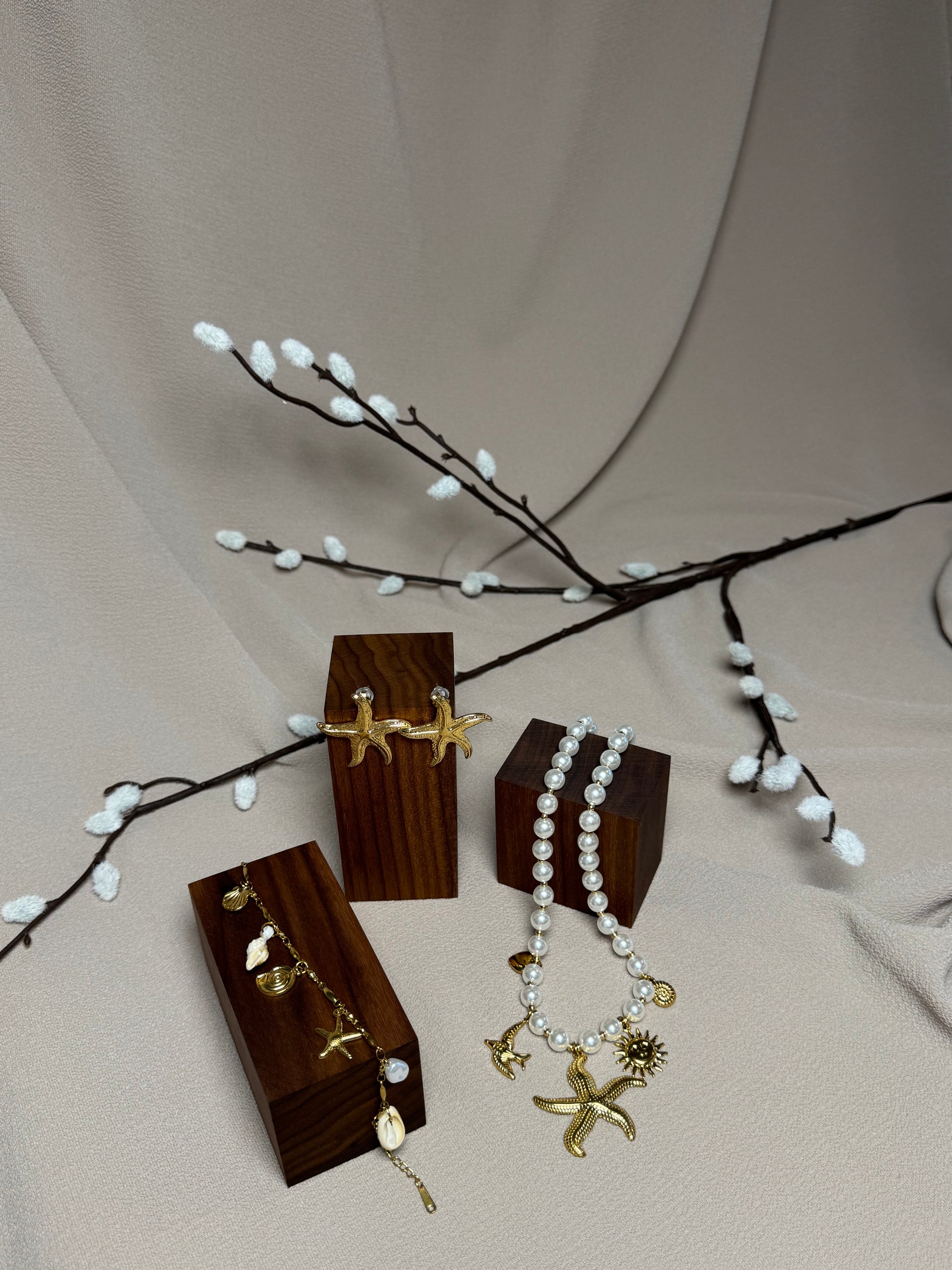 Boucles d’oreilles étoiles de mer