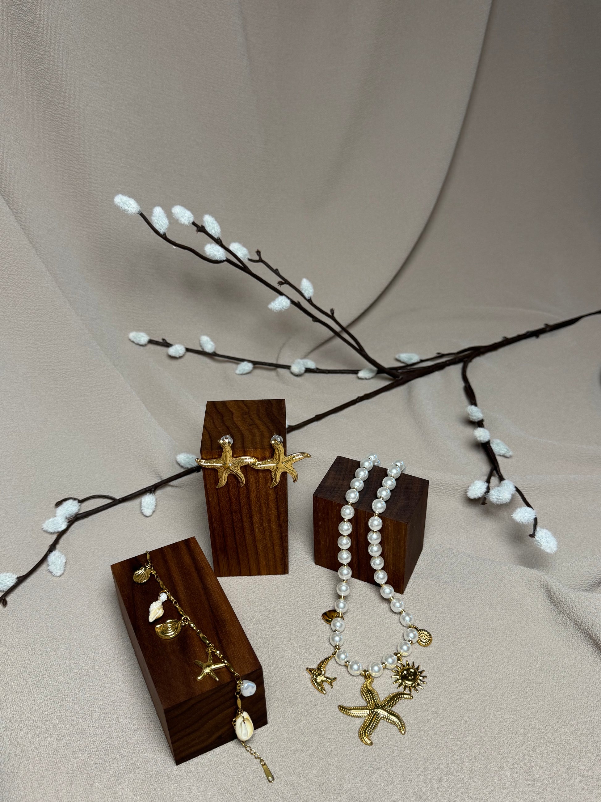 Collier le monde sous-marin avec des perles