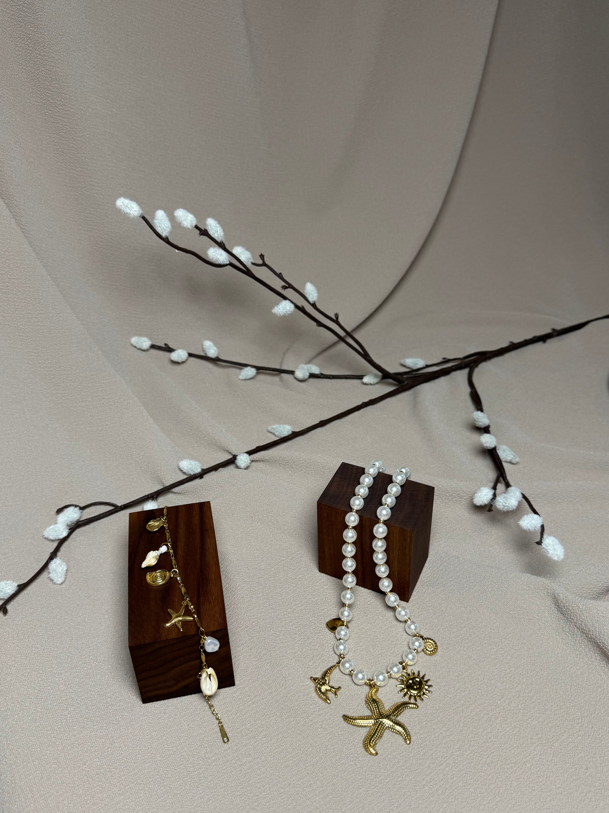 Collier le monde sous-marin avec des perles