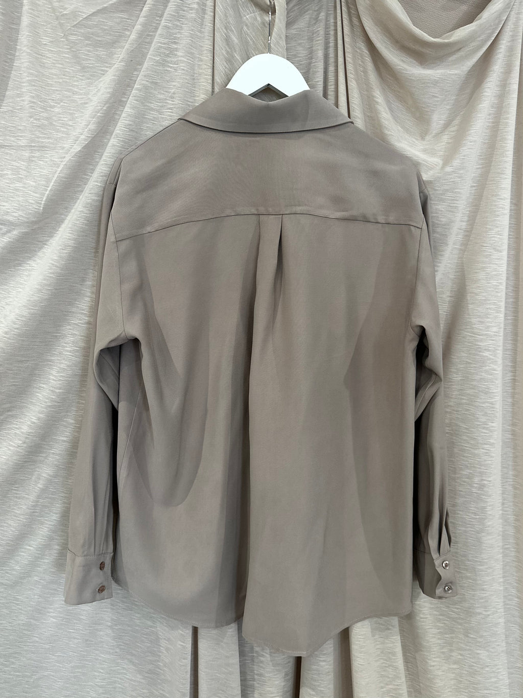 Chemise décontractée sable