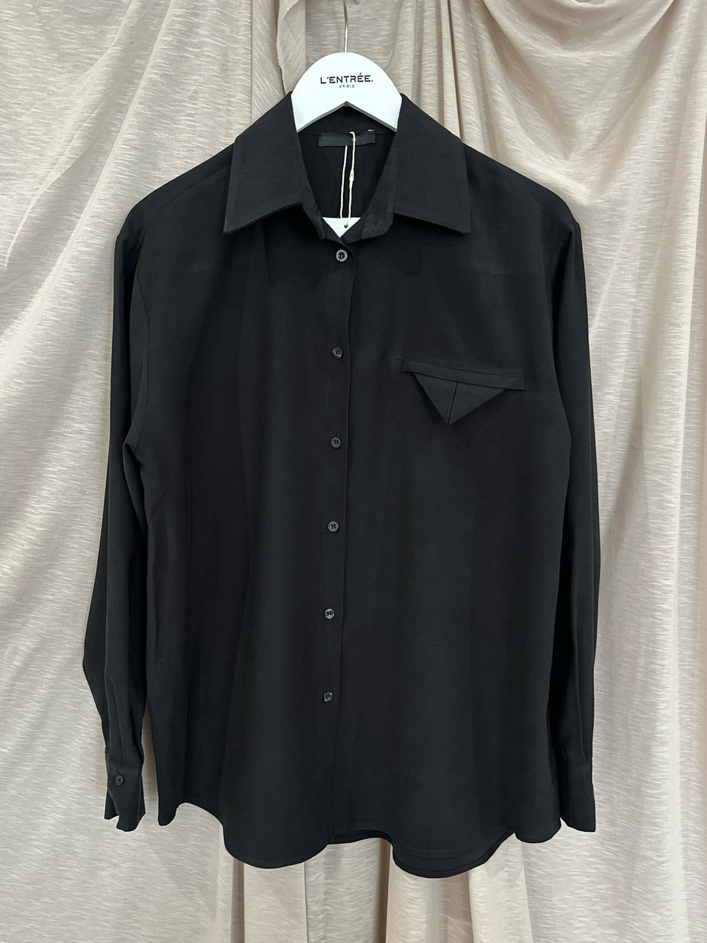 Chemise décontractée noire
