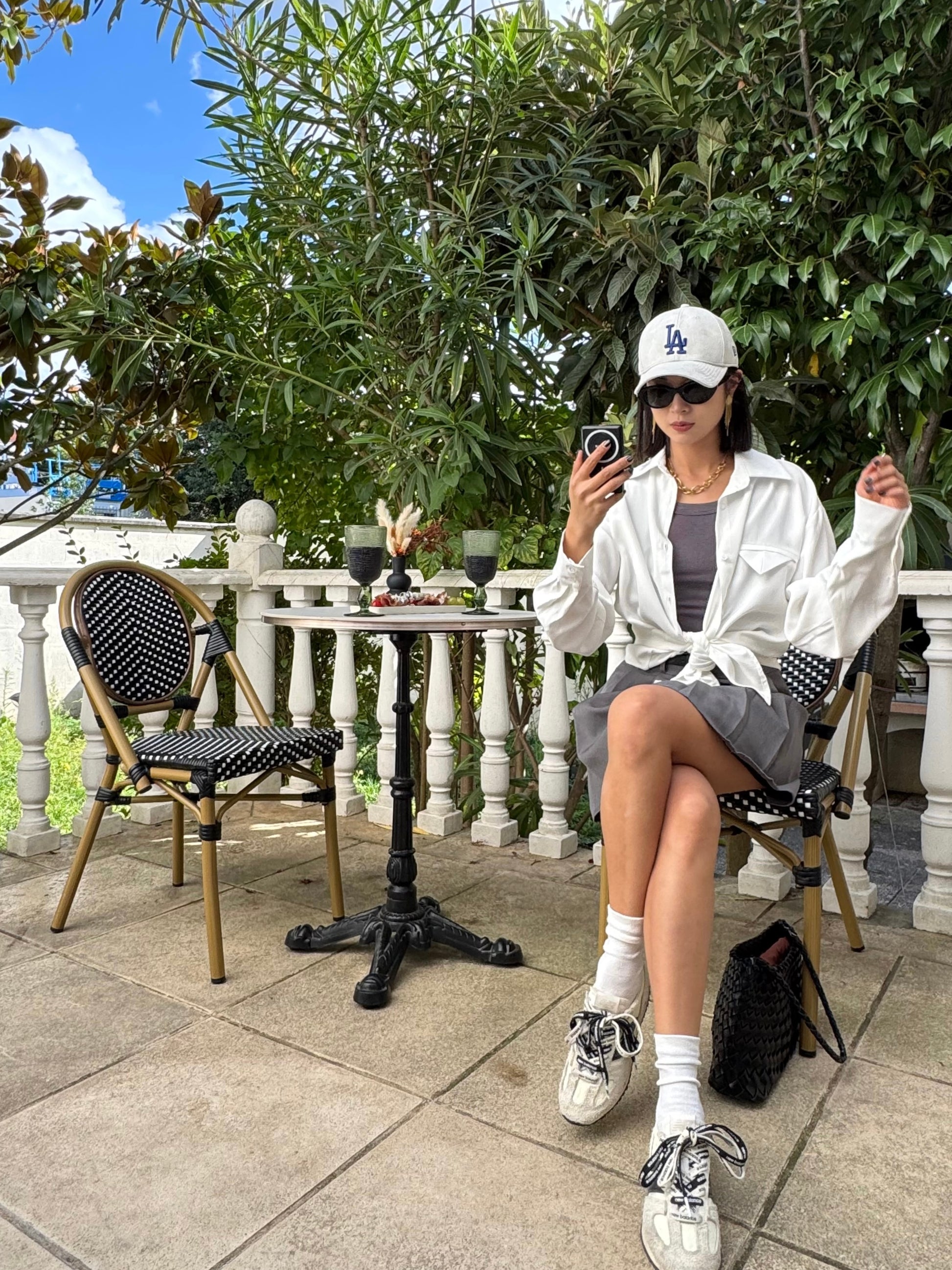 Chemise décontractée blanche