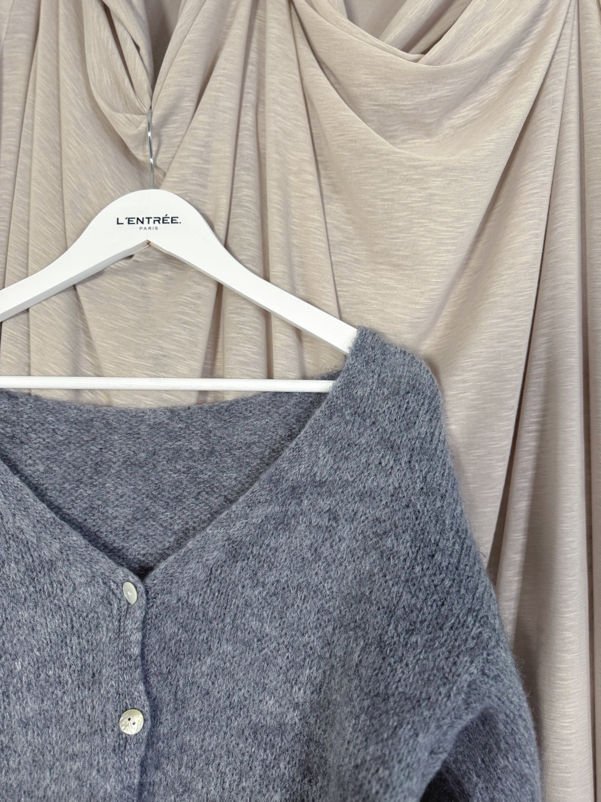 Cardigan en mohair